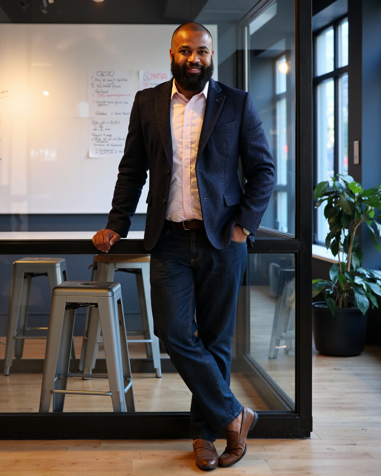 Template example Business Casual 4 (male)
